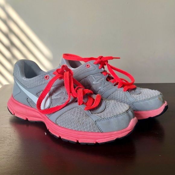 Nike Shoes - Nike | Pink Gray Tennis Shoe - 7.5